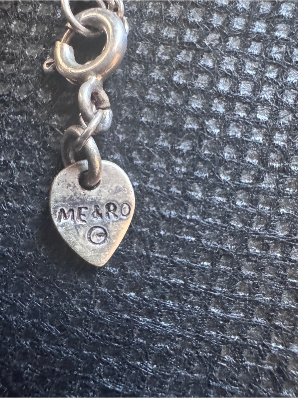 Me & Ro Sanskrit Bar Pendant Necklace in Sterling Silver - Picture 6 of 7